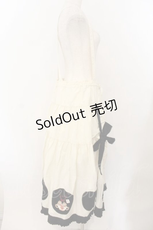 画像5: PINK HOUSE / ハロウィーンワンダーランドワッペン使いスカート  シロ×クロ O-26-01-17-032-LO-OP-IG-OS (5)