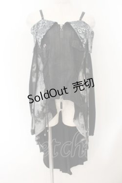 画像1: Qutie Frash / ライダースチュニック  ブラック O-26-01-17-037-QU-JA-IG-OS