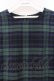 画像2: Jane Marple / Memorial Check ノースリーブドレス M ネイビー×グリーン O-26-01-17-041-JM-OP-IG-OS (2)
