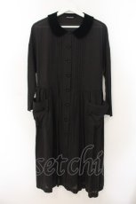 画像1: Jane Marple / Velvet collar dress（ベルベットカラードレス） M クロ O-26-01-17-042-JM-OP-IG-ZT524 (1)