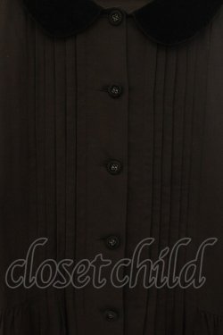 画像2: Jane Marple / Velvet collar dress（ベルベットカラードレス） M クロ O-26-01-17-042-JM-OP-IG-OS