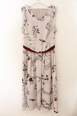 画像1: axes femme / ハートキューピット柄ワンピース F ピンク O-26-01-17-046-AX-OP-YM-OS