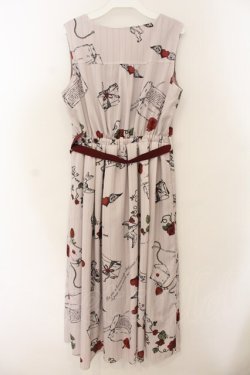 画像3: axes femme / ハートキューピット柄ワンピース F ピンク O-26-01-17-046-AX-OP-YM-OS