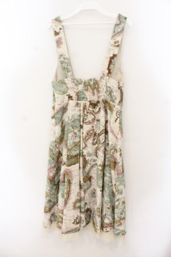 画像3: an another angelus / 地図柄ワンピース F アイボリー系 O-26-01-17-047-CA-OP-OW-OS