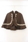 axes femme kawaii / 童話の小公女ケープ M ブラウン O-26-01-17-049-AX-JA-OW-OS