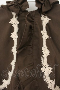 画像2: axes femme kawaii / 童話の小公女ケープ M ブラウン O-26-01-17-049-AX-JA-OW-OS