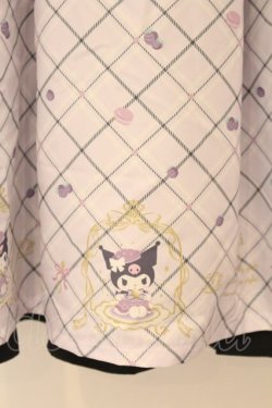 画像2: axes femme POETIQUE / クロミ/ティールームワンピース M クロ×ラベンダー O-26-01-17-060-AX-OP-OW-OS