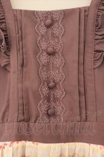 画像2: axes femme POETIQUE / ガトーシュクレフリルワンピース M ピンク O-26-01-17-064-AX-OP-OW-OS (2)