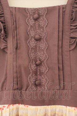 画像2: axes femme POETIQUE / ガトーシュクレフリルワンピース M ピンク O-26-01-17-064-AX-OP-OW-OS