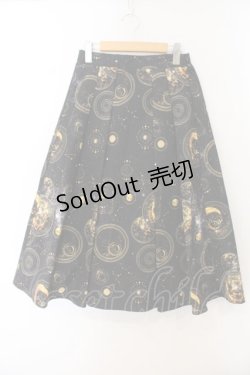 画像1: axes femme NOSTALGIE / タロット柄スカート F クロO-26-01-17-069-AX-SK-OW-ZT593