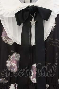 画像2: majoretty / クロミソウガラフリルワンピース M クロ×シロ O-26-01-17-073-LO-OP-IG-OS