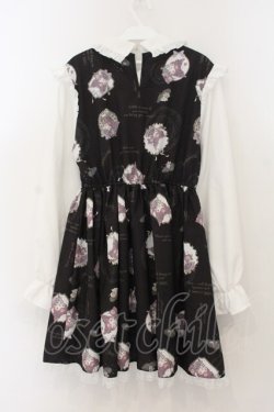 画像4: majoretty / クロミソウガラフリルワンピース M クロ×シロ O-26-01-17-073-LO-OP-IG-OS