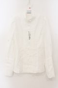 Sheglit / "Serena"タックブラウス M ホワイト O-26-01-17-075-EL-BL-OW-OS