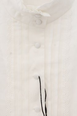 画像2: Sheglit / "Serena"タックブラウス M ホワイト O-26-01-17-075-EL-BL-OW-OS