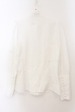 画像4: Sheglit / "Serena"タックブラウス M ホワイト O-26-01-17-075-EL-BL-OW-OS