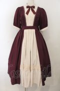 axes femme kawaii / エレガントドールワンピース M ワイン O-26-01-17-011-AX-OP-OW-OS