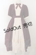 axes femme kawaii / エレガントドールワンピース M ワイン O-26-01-17-011-AX-OP-OW-OS