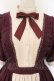画像2: axes femme kawaii / エレガントドールワンピース M ワイン O-26-01-17-011-AX-OP-OW-OS (2)