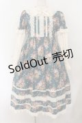 Innocent World / 薔薇と苺のドールワンピース M 86　グリーン×キナリ O-26-01-17-013-IW-OP-OW-OS