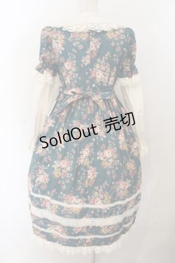 画像5: Innocent World / 薔薇と苺のドールワンピース M 86　グリーン×キナリ O-26-01-17-013-IW-OP-OW-OS