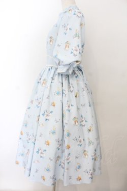 画像4: Innocent World / ピーターラビット小花レースワンピース M サックス O-26-01-17-014-IW-OP-OW-OS