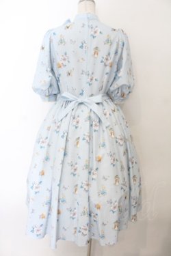 画像5: Innocent World / ピーターラビット小花レースワンピース M サックス O-26-01-17-014-IW-OP-OW-OS