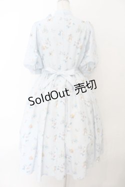 画像5: Innocent World / ピーターラビット小花レースワンピース M サックス O-26-01-17-014-IW-OP-OW-OS