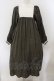 画像1: SERAPHIM / 聖なるエトワールドレス F オリーブ O-26-01-17-016-LO-OP-OW-OS (1)