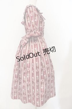 画像3: axes femme kawaii / RosyBear柄ワンピース  ワイン O-26-01-17-018-AX-OP-IG-OS