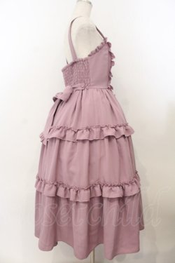 画像3: axes femme kawaii / ロマンティックフリルジャンパースカート  ラベンダー O-26-01-17-021-AX-OP-IG-OS