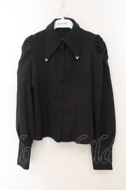 画像1: EATME / ギャザーパフブラウス F クロ O-26-01-19-026-LO-BL-OW-OS