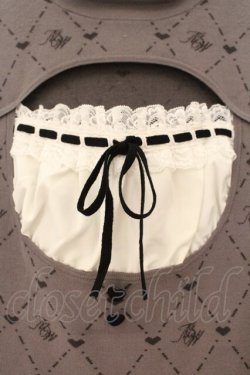 画像2: HONEY・MEW / アームカバー付きMWモノグラムワンピース F グレー O-26-01-19-028-PU-OP-OW-OS