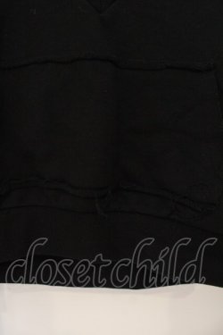 画像2: lilLilly / Vネックショートパーカー F クロ O-26-01-19-030-LO-TO-OW-OS