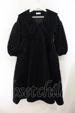 画像1: Pain / キルティングフレアコート F クロ O-26-01-19-035-PU-CO-OW-OS