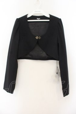 画像1: Sheglit / "Del Fiore"ボレロ M ブラック O-26-01-19-037-EL-TO-OW-OS
