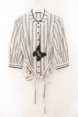 画像1: Sheglit / クラシカルパフブラウス M ブラック O-26-01-19-038-EL-BL-OW-OS