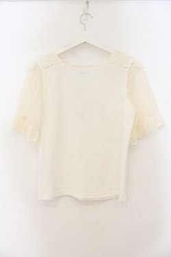 画像3: axes femme / 20thレース使いトップス F キナリ O-26-01-19-045-AX-TO-OW-OS