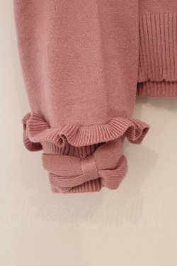 画像2: Chalmiere / トリプルリボンニットプル M ピンク O-26-01-19-046-0-TO-OW-OS