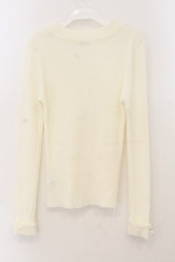 画像3: axes femme / 薔薇モチーフボトルネックプルオーバー M キナリ O-26-01-19-048-AX-TO-OW-OS