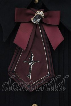 画像2: Amavel / Vampire Nightmareブラウス F クロ×ボルドー O-26-01-19-055-CA-BL-OW-OS