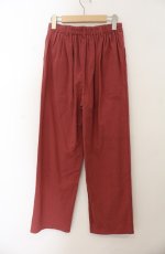 画像2: axes femme / 裾刺繍ストレートパンツ F レンガ O-26-01-19-1005-AX-PA-YM-ZT539 (2)