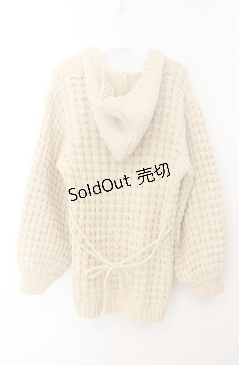 画像2: LEBECCA boutique / 雪玉をころがすカーディガン  アイボリー O-26-01-19-1007-EL-TO-IG-ZT554 (2)