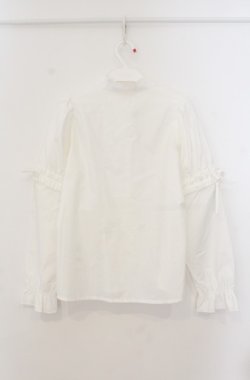 画像3: Fi.n.t / フリル使い2wayスリーブブラウス  シロ O-26-01-19-1014-CA-BL-IG-OS