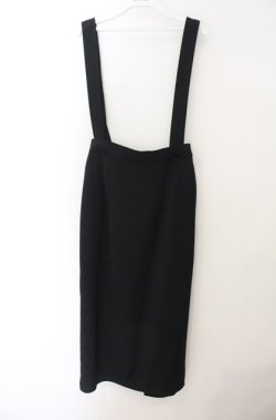 画像1: E hyphen world gallery / サスペンダースカート  クロ O-26-01-19-1002-LO-SK-IG-OS