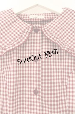 画像2: m petit by misako / AM*ギンガムCHKワンピース M アカ O-26-01-19-1003-LO-OP-YM-ZT554