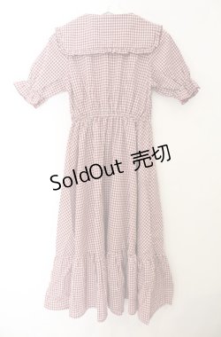 画像3: m petit by misako / AM*ギンガムCHKワンピース M アカ O-26-01-19-1003-LO-OP-YM-ZT554