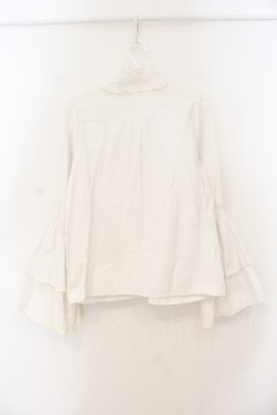 画像4: Amavel / Lunar Phase スタンドリボンブラウス F シロ O-26-01-19-058-CA-BL-OW-OS