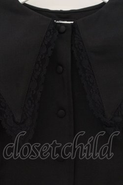 画像2: EATME / BIGフリルカラーブラウス F クロ O-26-01-19-059-LO-BL-OW-OS