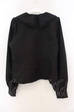 画像3: EATME / BIGフリルカラーブラウス F クロ O-26-01-19-059-LO-BL-OW-OS