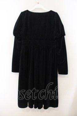 画像3: To Alice / メイドシリーズベロアワンピース M クロ O-26-01-19-062-LO-OP-OW-OS